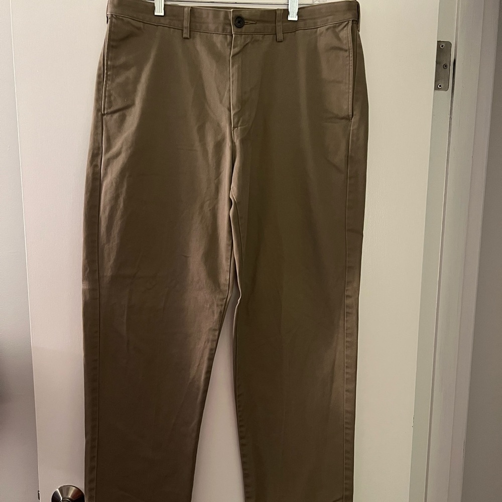 Lands’ End traditional fit khakis